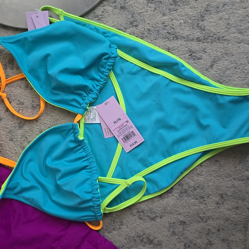 Reversible swim Bikini Suit Set by wild Fable